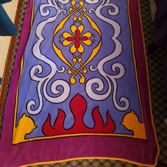 Disney Other - Magic Carpet Aladdin Throw Blanket Disney